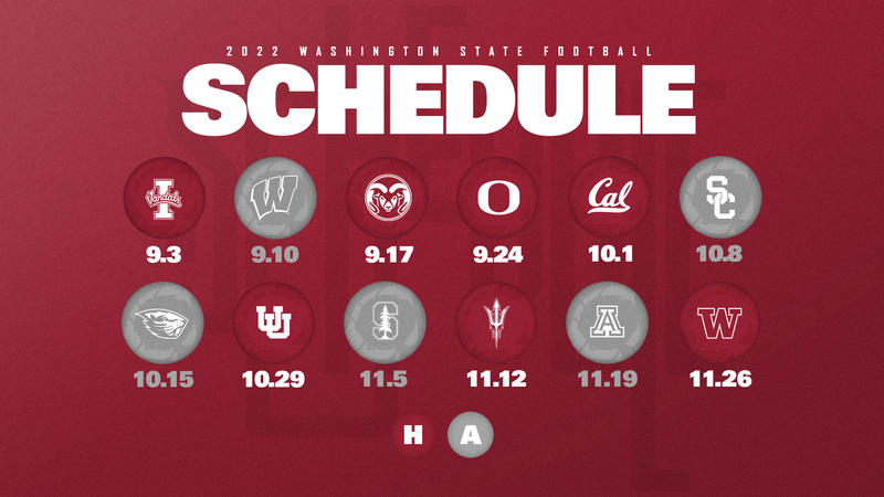 Cougars to Host Five Pac-12 Games, Including 2022 Apple Cup, as