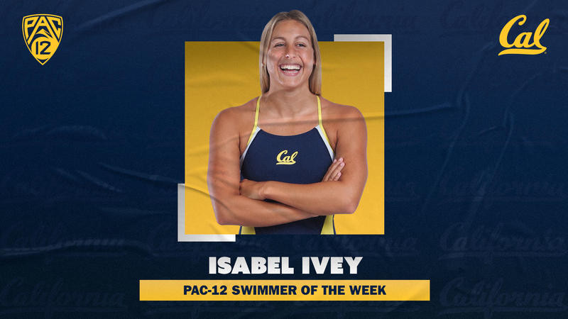 Isabel Ivey Named Pac-12 Swimmer of the Week | Pac-12